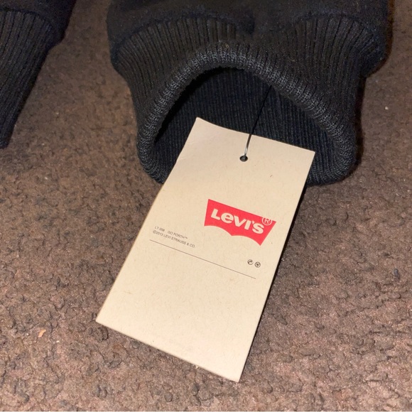 Levi’s Wool-Blend Rib Knit Bomber Jacket - Picture 9 of 11